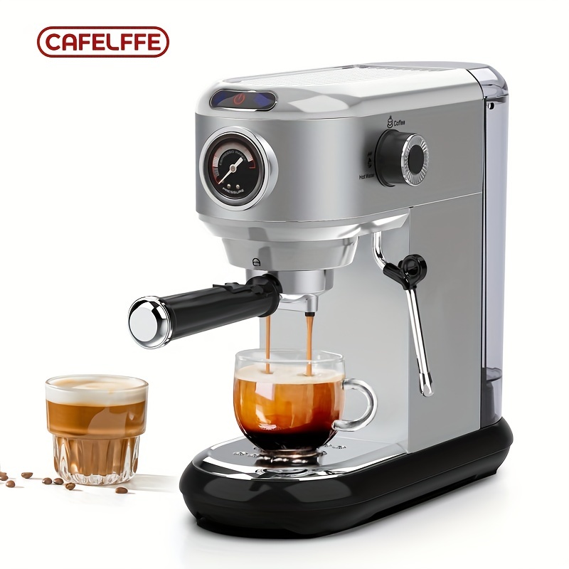 Fast Heating Espresso Machine With Milk Frother Wand - Temu