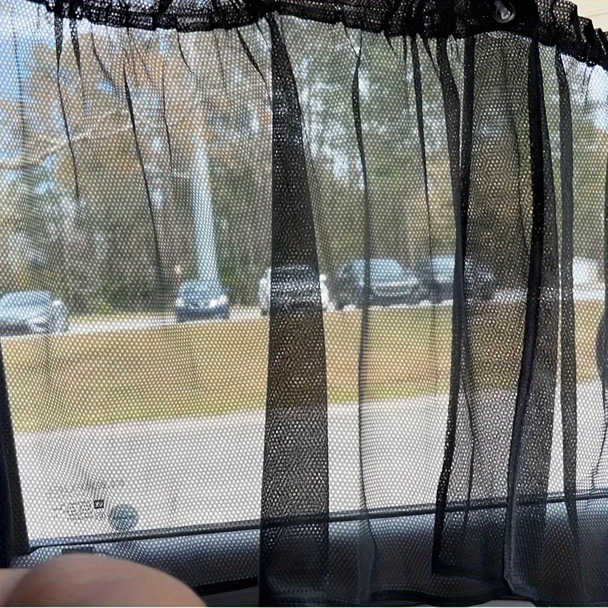 2pcs voiture avant vitre latérale arrière pare-soleil rideau de protection  uv anti-moustique filet rideau de voiture auto accessoires intérieurs  universels