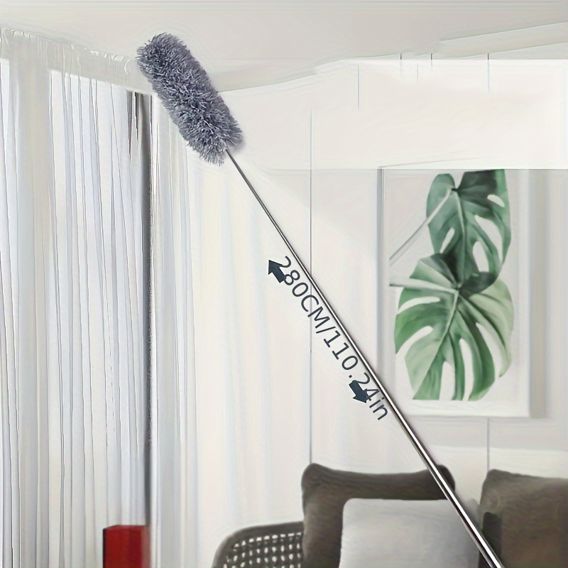Hand Washable Microfiber Duster - Extendable Pole And Detachable