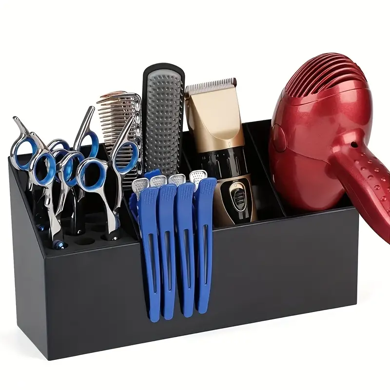 extended salon scissors holder rack hair cutting scissors rack barber tools holder barber salon hair tools accessories organizer storage case details 1