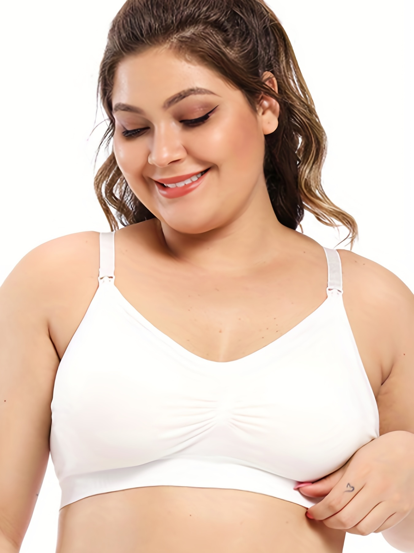 Front Closure Bras for Women Plus Size,Casual Seniors Plus Size Bras Older  Women Shaping Cup Front Button Nursing Bras, Pink, 40 : :  Clothing, Shoes & Accessories