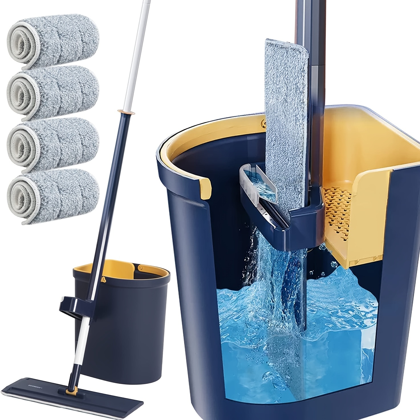 Microfiber Wet Tornado Spin Mop And Bucket Floor Cleaning System