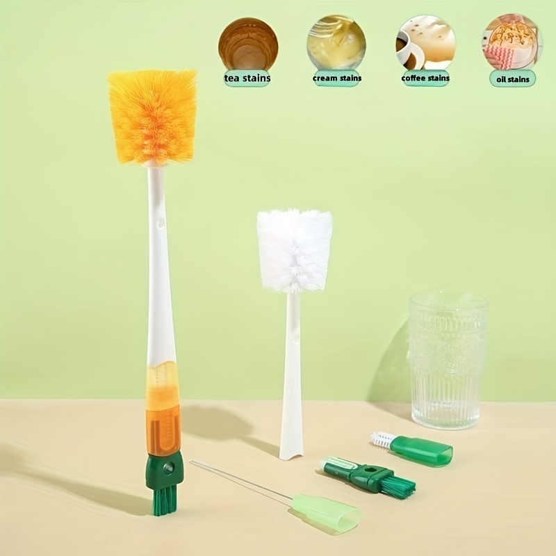 Straw Cleaner Brush Long Straw Brush Nylon Bristles - Temu