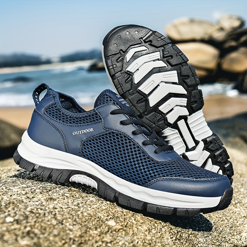 Men's Breathable Mesh Sneakers for Hiking Climbing
