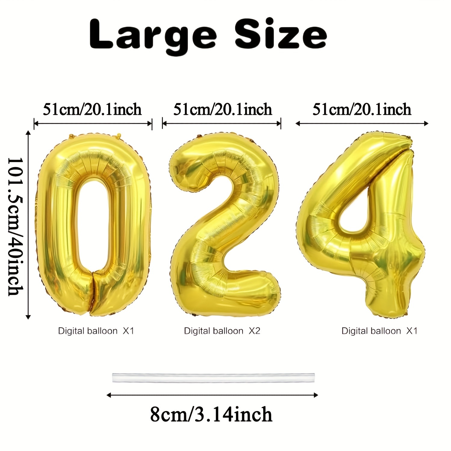 KatchOn, Globos dorados gigantes del número 15 de 40 pulgadas, globos  dorados del número 15, decoraciones de cumpleaños de 15 para niños, globos