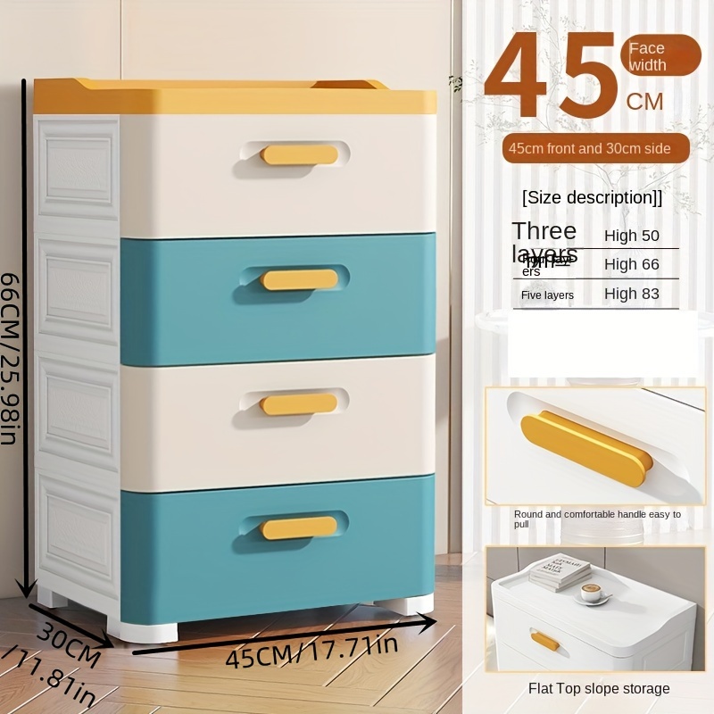 Simple Storage Cabinet Drawer Style Storage Cabinet Baby - Temu