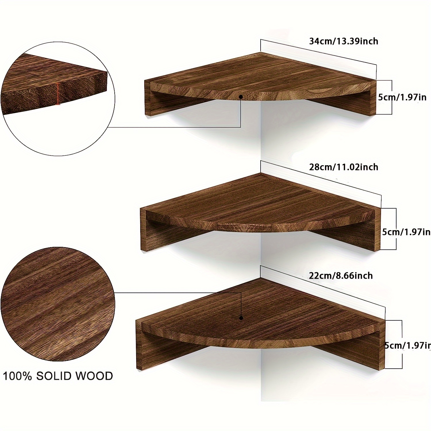 Wooden Floating Storage Rack Wall mounted Bathroom Partition - Temu