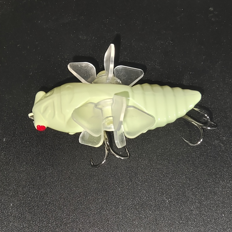 Bionic Cicada Hard Fish Lure Spinning Fishing Bait Treble - Temu