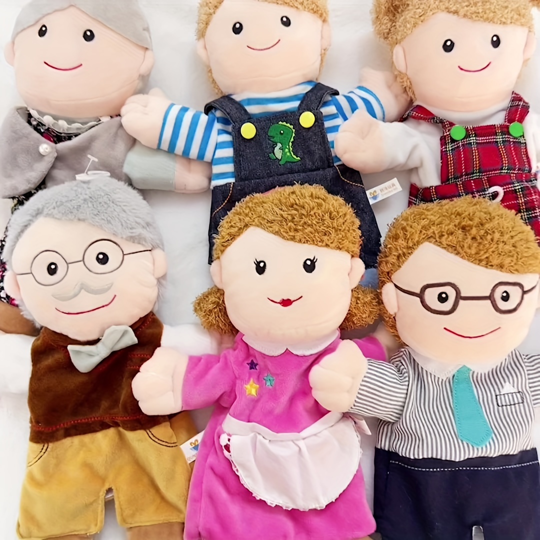 Acheter Les gants de ventriloquie des marionnettes à main peuvent ouvrir la  bouche pour raconter des histoires à la maternelle interactive