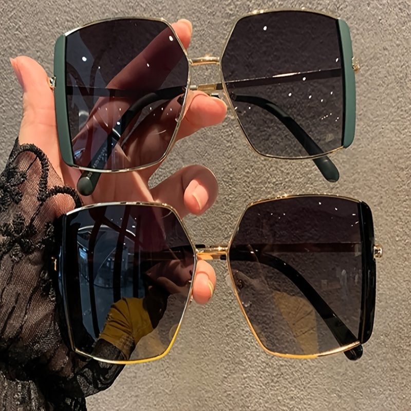 Women's Oversized Square Sunglasses UV400 Sun Shades Glasses