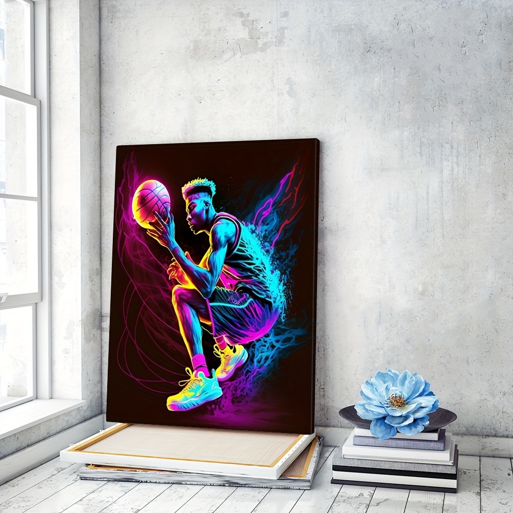 Basketball Athletes Decorative Sports Poster Sports Canvas - Temu