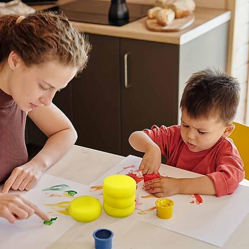 Painting Sponges Round Watercolor Synthetic Sponge Artist - Temu