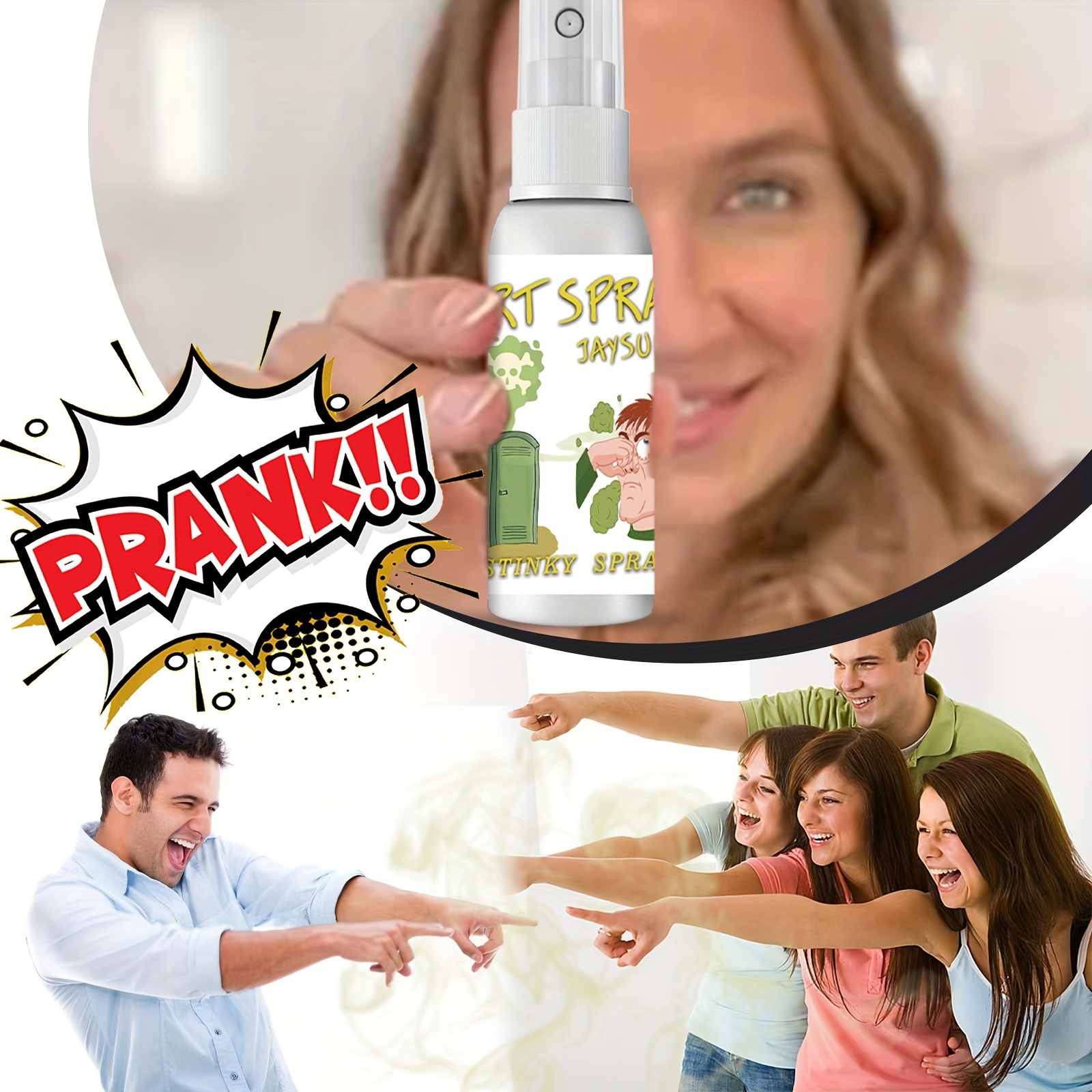 Smelly Fart Pepper Spray Prank Prank Entertainment - Temu