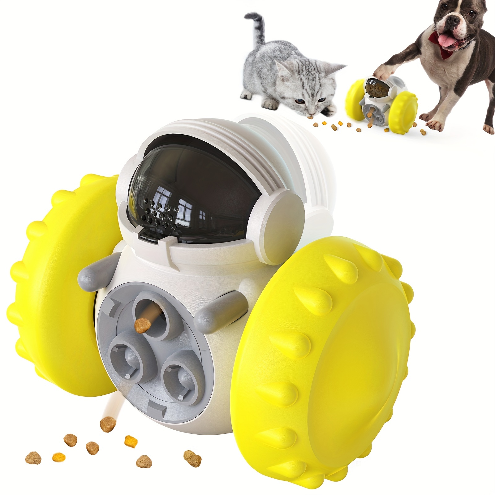 Most Popular Dog Puzzle Toy Cat Balance Car Slow Leakage - Temu