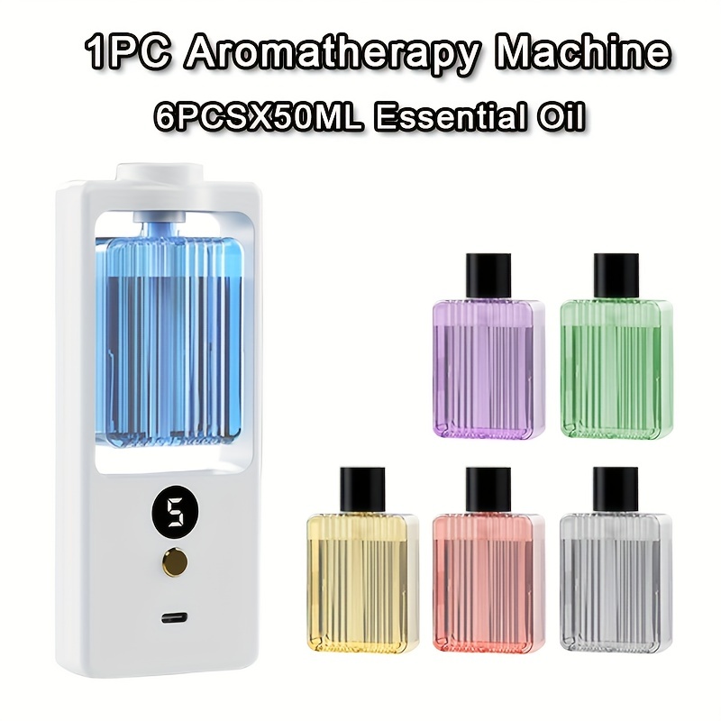 Essential Oil Diffuser, Rechargeable Air Freshener Fragrance