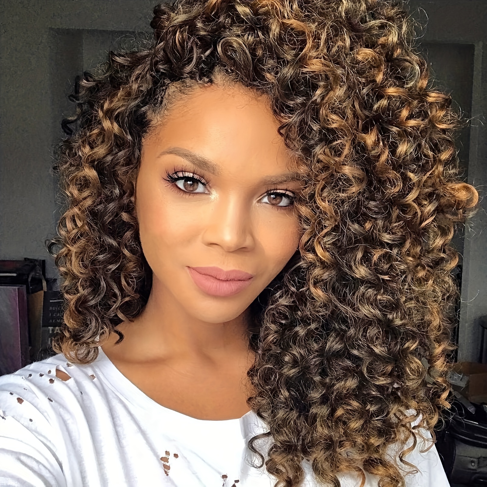 14 18 Inch Synthetic Ocean Wave Curly Crochet Braids Gogo Curl