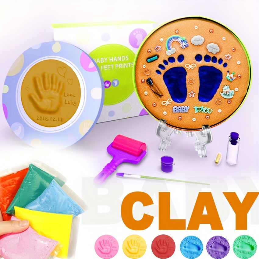 Baby Handprint & Footprint Kit for Newborn Decor