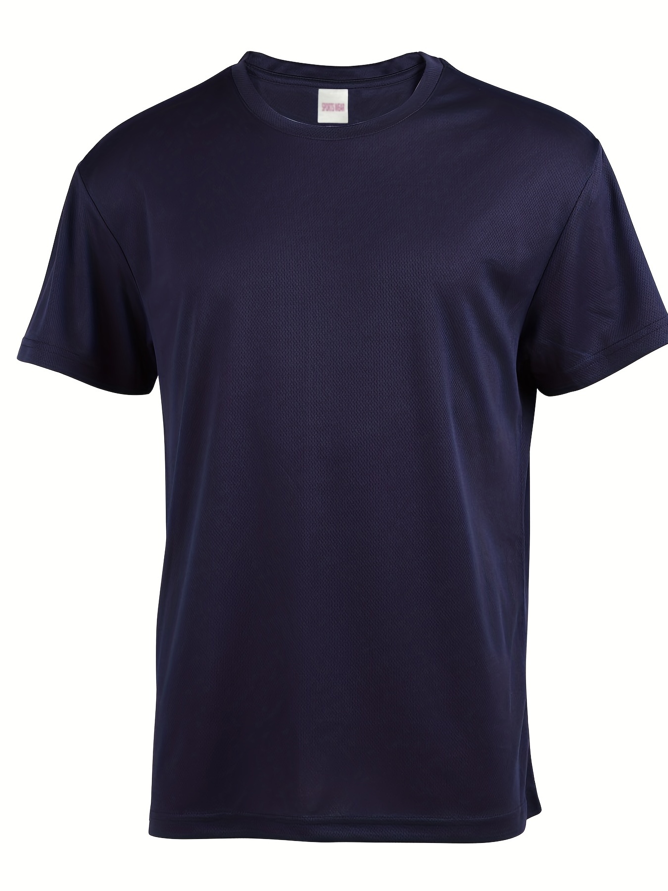 Men's Solid Loose Active Workout Tee Top