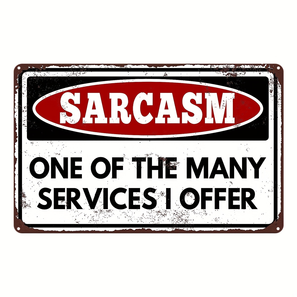 Funny Sarcastic Metal Signs For Garage Office Signs, Man Cave Bar  Personalized Signs Home Sign Wall Decor Gifts For Men Sarcasm One of The  Many