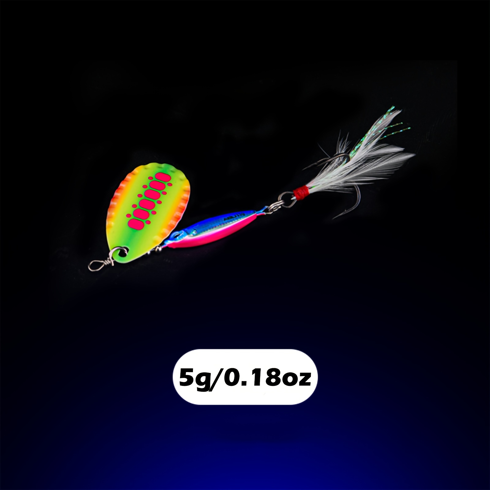 Colorful Sequin Spoon Fishing Lure Artificial - Temu