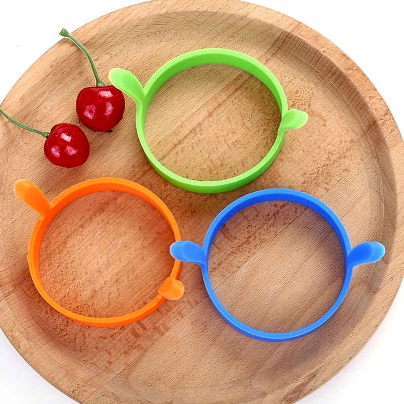 1pc Silicone Egg Ring, Minimalist Plain Egg Ring For Kitchen