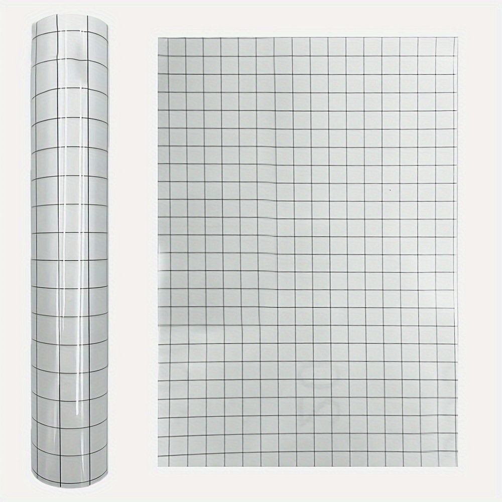 30x365cm Vinyl Transfer Paper Tape Roll Cricut Adhesive Clear Alignment  Grid 810085299097