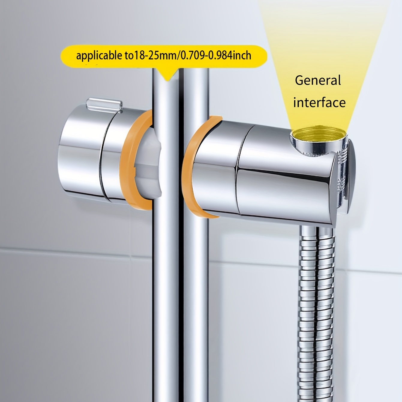 Adjustable Shower Rod Rack For Bathroom