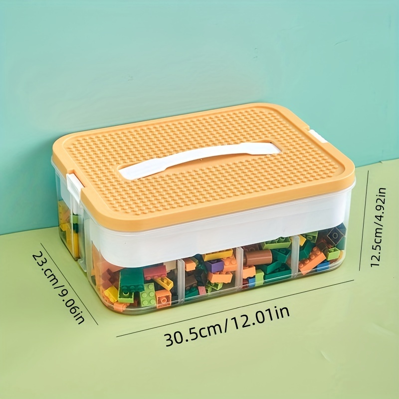 Building Blocks Storage Box Toy Storage Box Parts Sorting - Temu