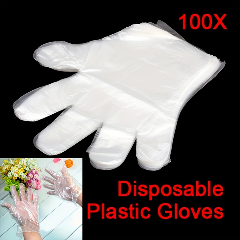 100/200pcs, Gants Jetables Polyvalents, Adaptés À La Cuisine, À La