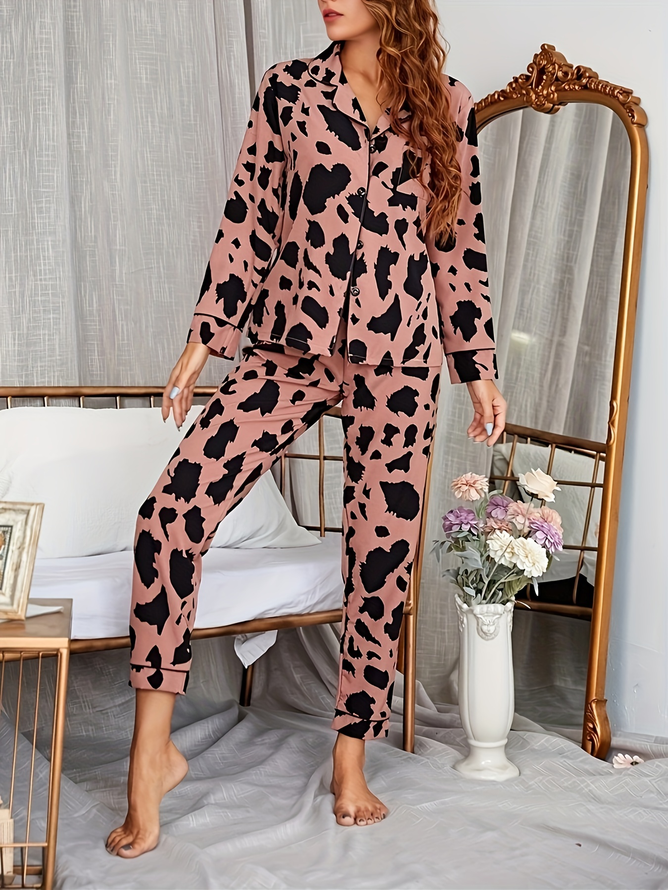 Blouse leopard rouge hot sale