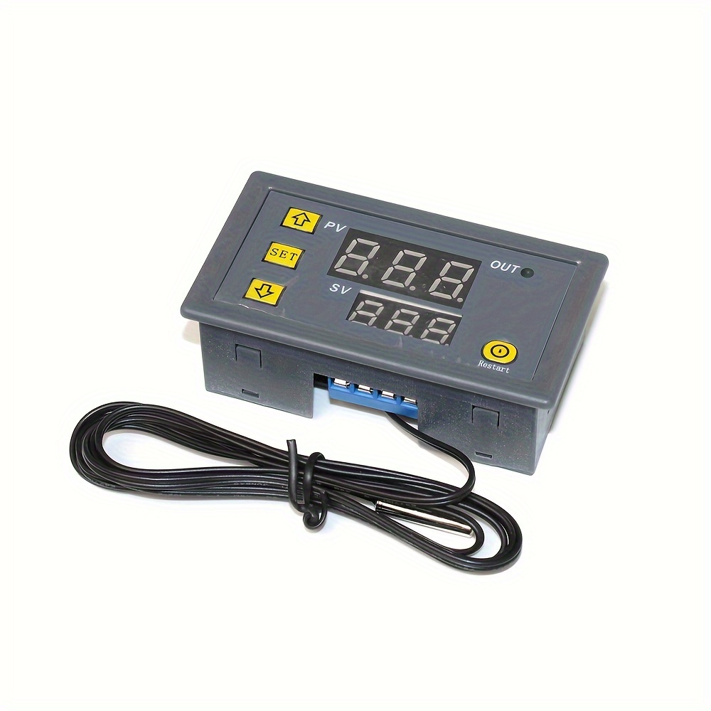 W3230 Sonda Linea Controllo Temperatura Digitale Display LED Termostato Con  Controllo Riscaldamento/Raffreddamento Strumento