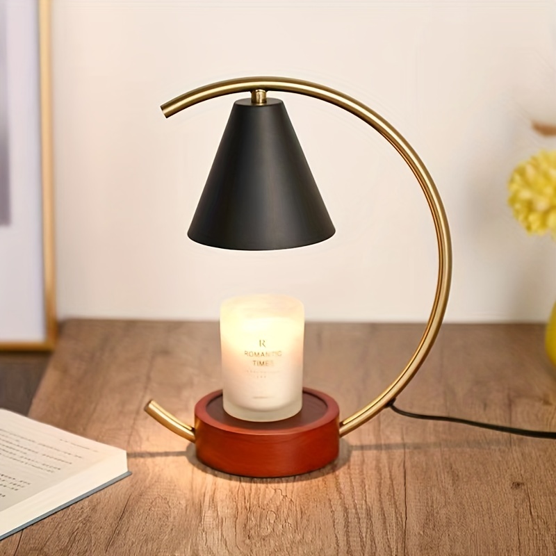Electric Candle Warmers Lamp for Candle Wax Melting oil Burner Aromatherapy  Lamps Christmas gift wood Table Lamp For Home Office - AliExpress