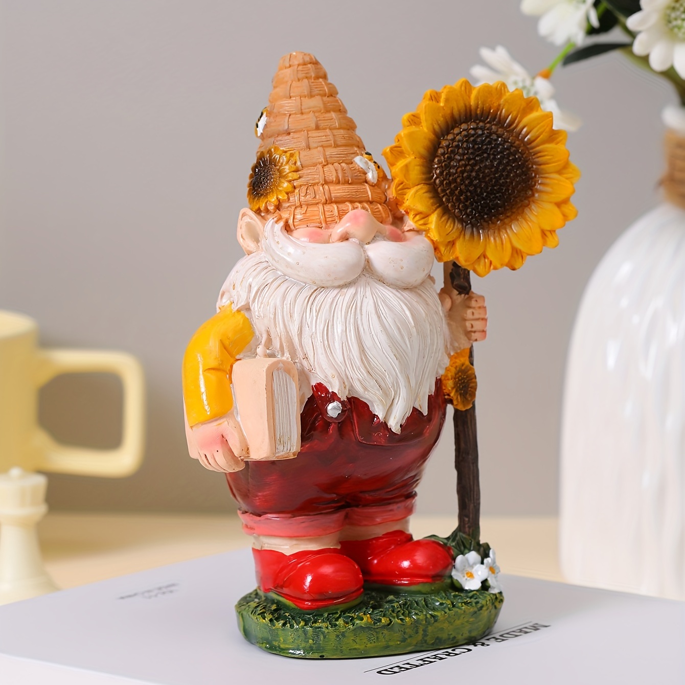 Indoor/Outdoor Bee Gnome Statue