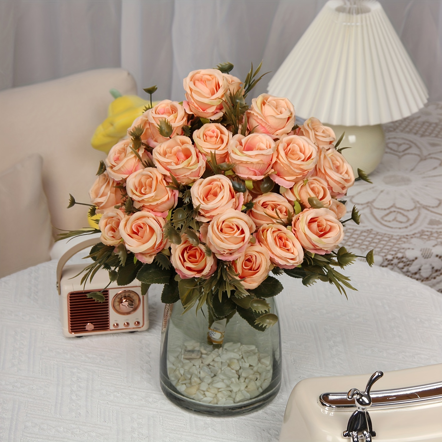 1 fascio di fiori artificiali autunnali decorazioni da giardino per esterni  Bouquet di fiori autunnali per la decorazione natalizia di nozze per la  casa del ringraziamento - AliExpress