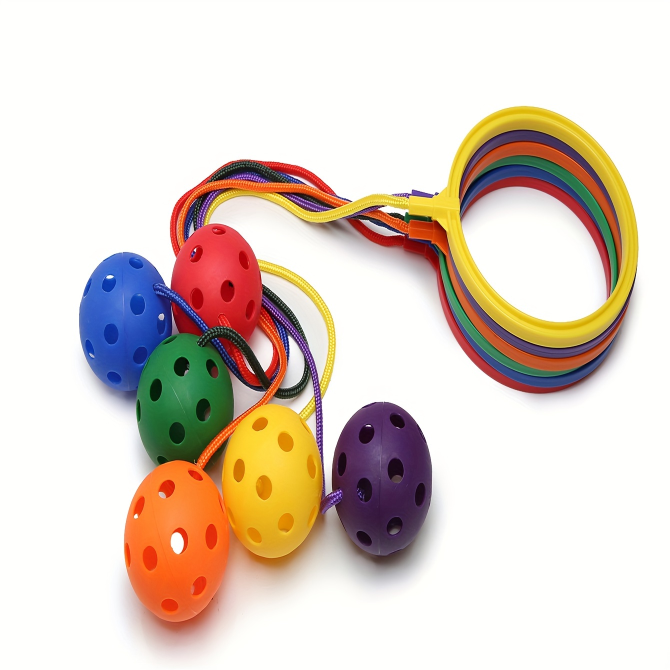 Flash Jumping Ring Educational Skip Ball Hop-It Skipit Jump Rope Exercise  Skipping Toy Ball