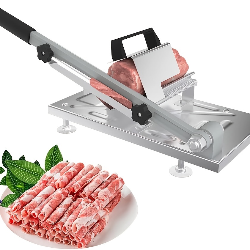 Manual Frozen Meat Slicer Meat Slicer Mutton Roll Slicing - Temu