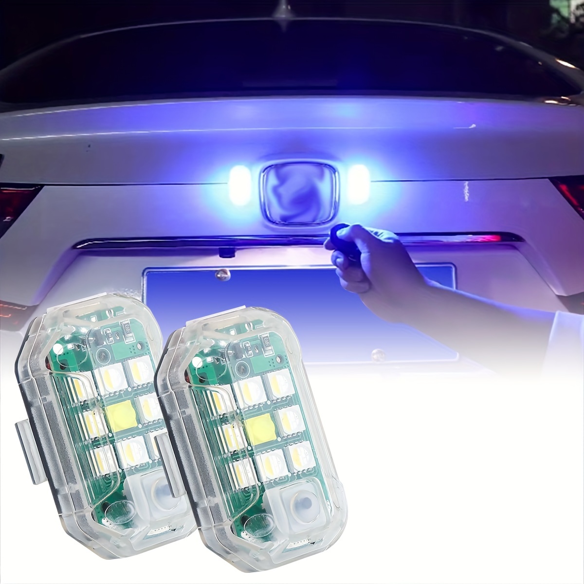 Hochhelle, Kabellose 7-Farben-LED-Blink-Antikollisionslichter Mit  Fernbedienung Für Nächtliches Radfahren Und Notfallwarnung,  LED-Drohnenlichter - Temu Switzerland