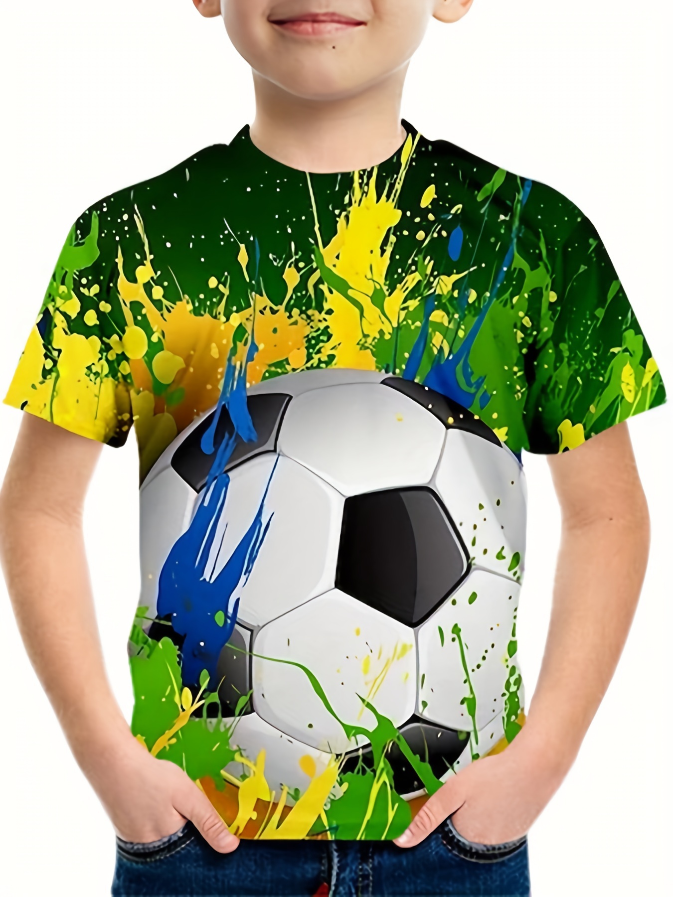 Camiseta De Fútbol De Niños - Temu