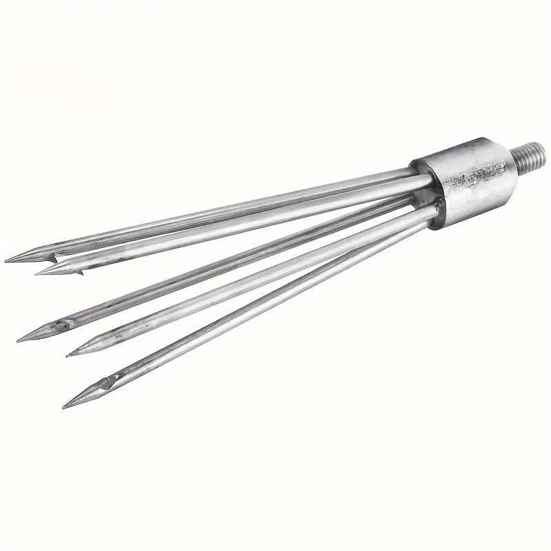 Bnineteenteam Fishing Spear Stainless Steel 5 Prong Fishing Spear