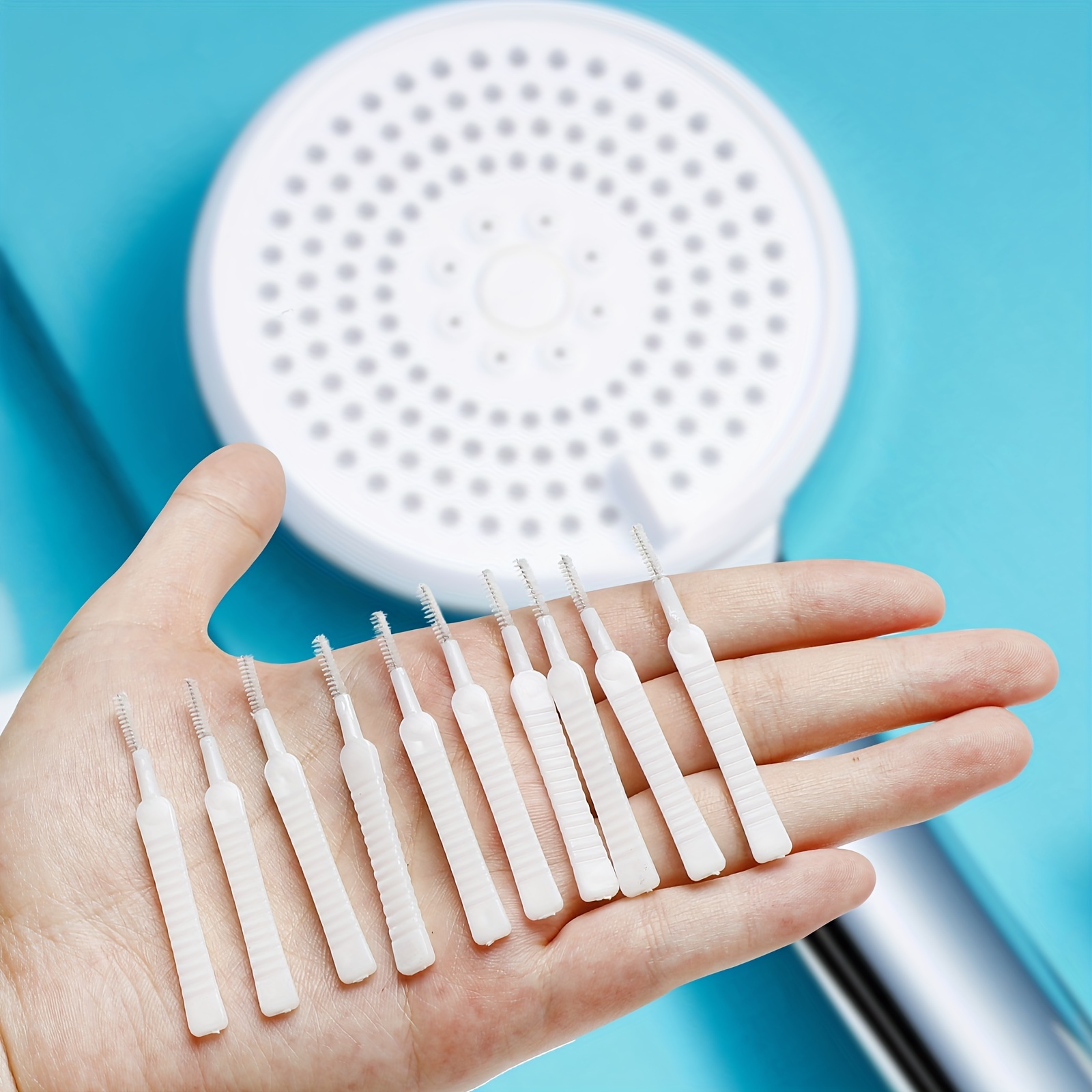 20 Pcs Gap Hole Anti-Clogging Tiny Cleaning Brush Mini-Shower Head Holes- Cleaner