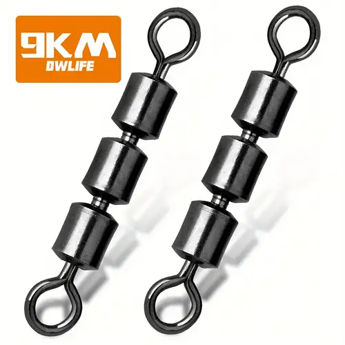 Durable Stainless Steel Fishing Snap Swivels Fast Snaps - Temu