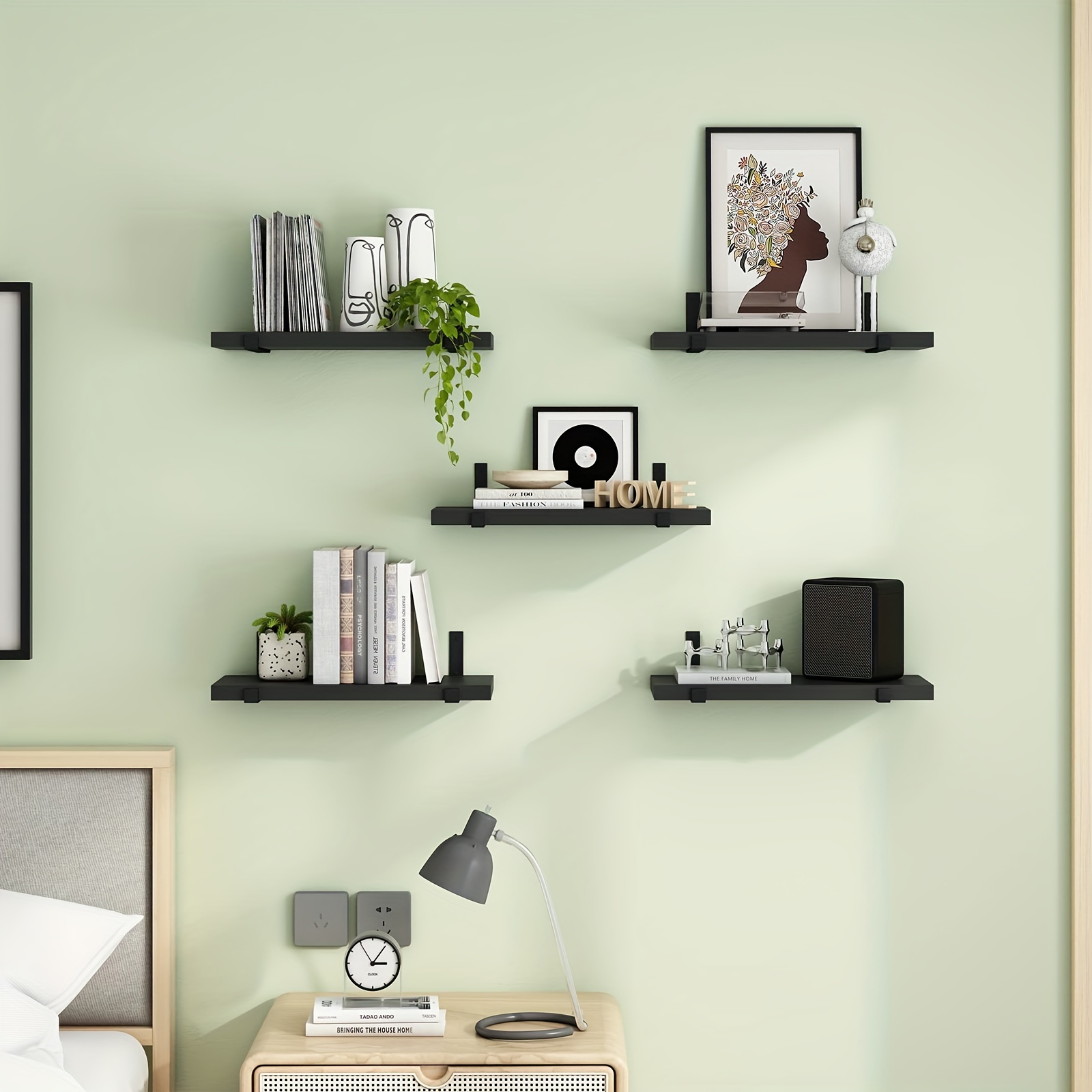 Floating Shelves Wall Mounted Rustic Wood Shelves For - Temu