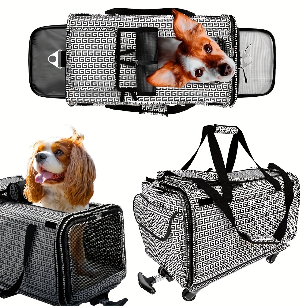 Small Dog Carrier For Travel Airline Approved Cat Carrier - Temu