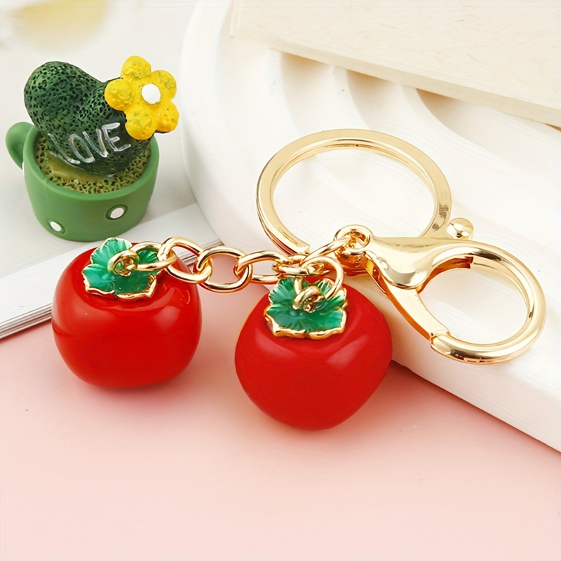 Flower Keychain Car Keyring Cute Backpack Pendant Purse Accessories for  Women