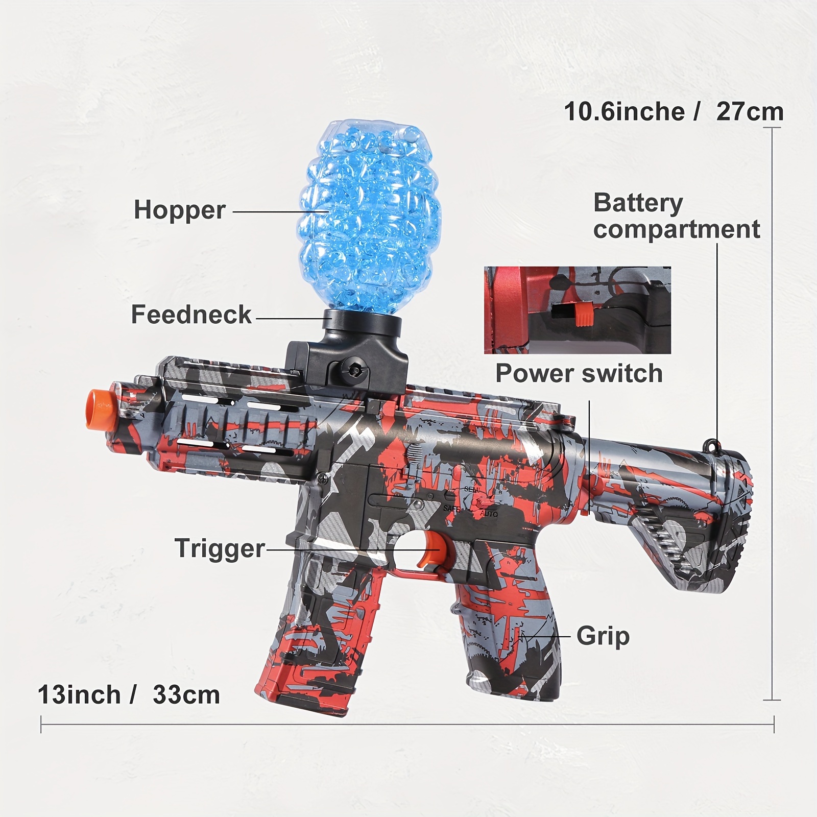 M416 Automatic Orbee Gun – 10.6inch 1 a97465f52fa867e07572bb82bcaec017