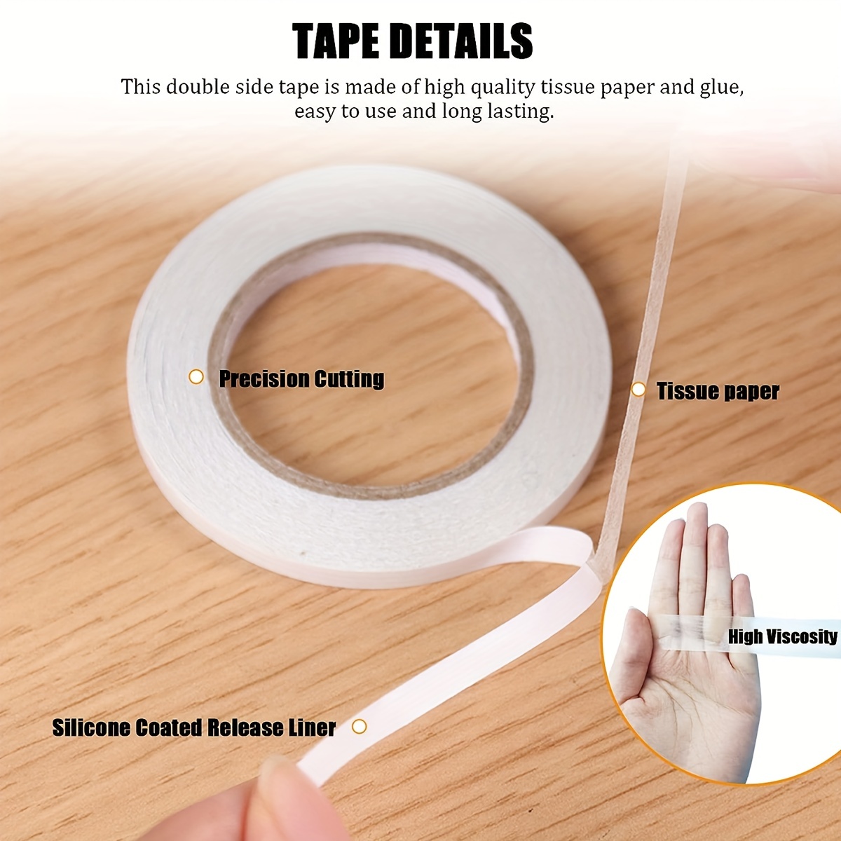 double sided tape for arts, crafts