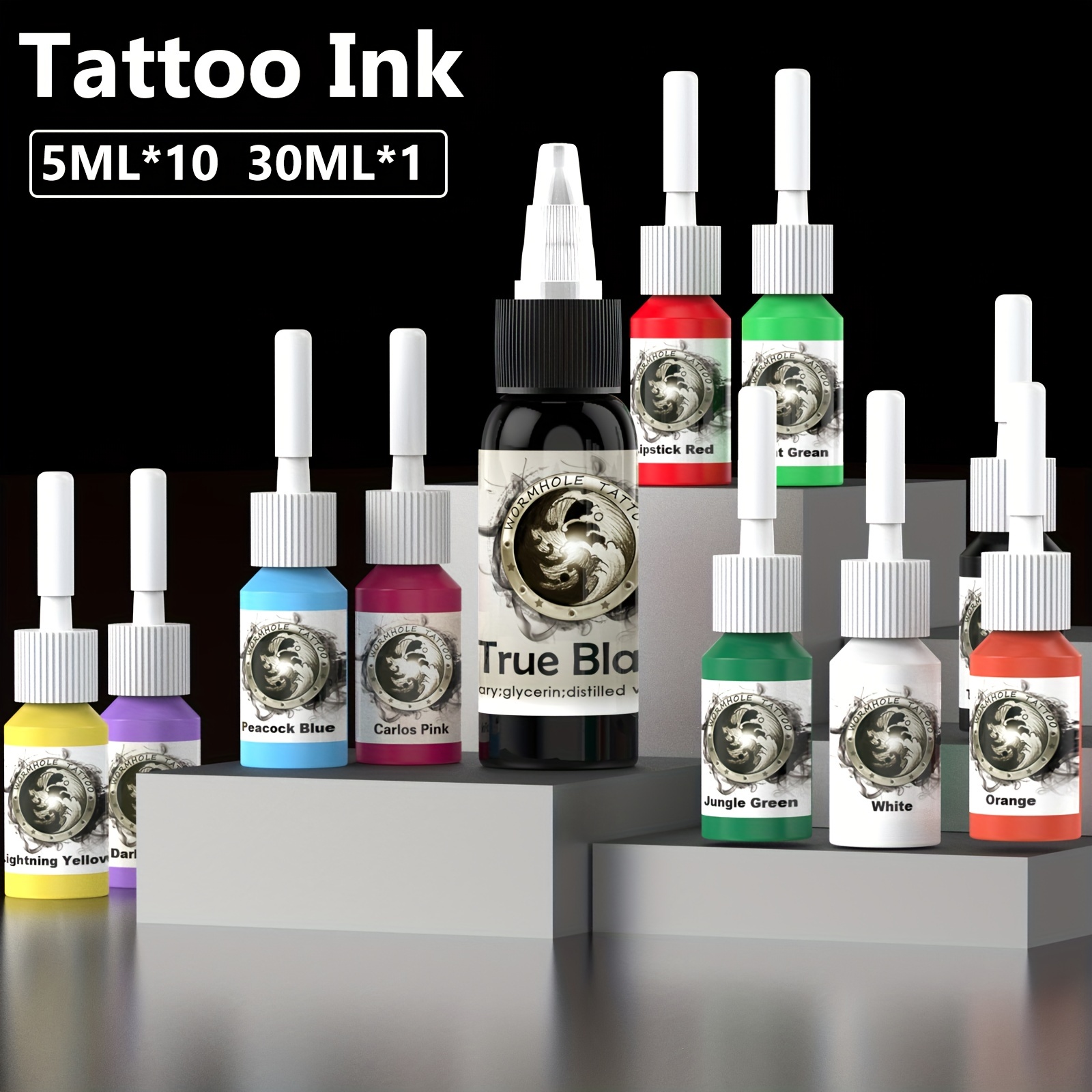 Wormhole Tattoo Kit Tattoo Pen Kit Rotary Tattoo Machine Kit with Power  Supply 20 Cartridge Needles 10 Tattoo Ink 40 Tattoo Ink Caps Complete  Tattoo