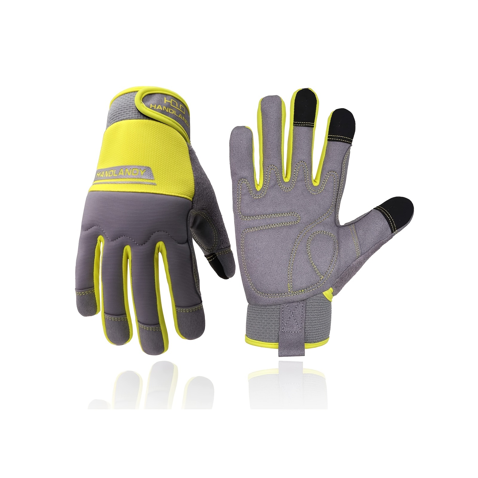 Work Gloves Men & Women, Utility Mechanic Working Gloves Touch