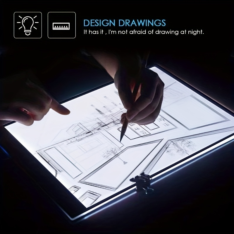 Led Drawing Tablet Digital Graphics Pad Usb Led Light Box - Temu