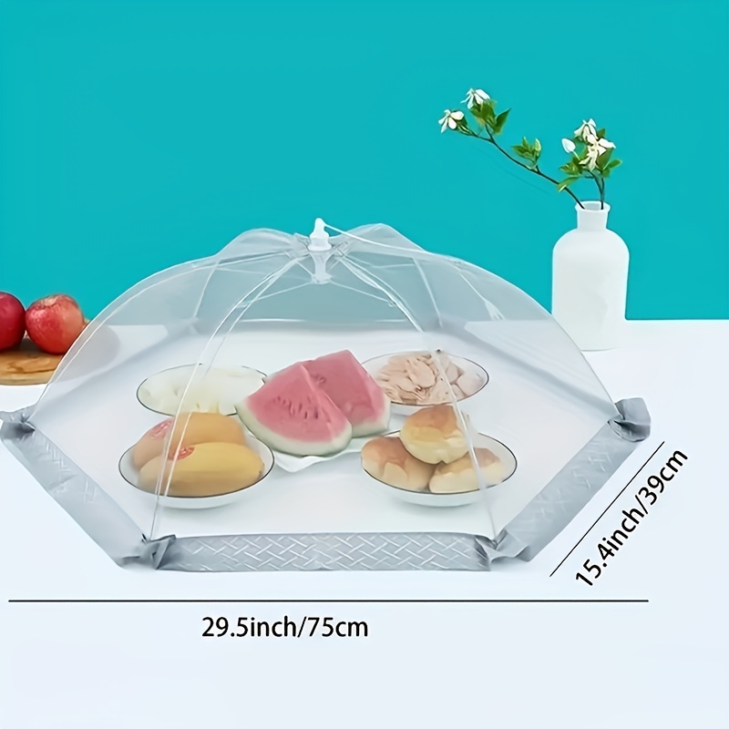 Plastic Table Cover Anti-fly Food Cover For Kitchen Outdoor Picnic, Round  Food Tent Covers For Plates, Keep Out Flies Bugs Dust Multifunctional Food